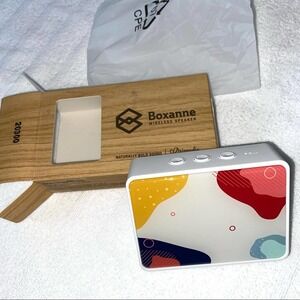 Boxanne Wireless Speaker Naturally Bold Sound Vibrant Pattern ~
